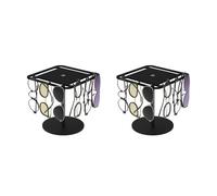 Jrifedptry Espositore girevole a 360° per occhiali da sole e occhiali da vista in acrilico espositore per occhiali da sole e occhiali da sole espositore da tavolo nero organizer da tavolo per occhiali