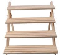 Jrifedptry Espositore per gioielli in legno massiccio per orecchini, orecchini, anelli