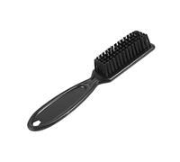Jrifedptry Fade Brush Pettine Forbici Spazzola di Pulizia Barbiere Negozio Pelle Dissolvenza Vintage Olio Forma Intaglio Spazzola di Pulizia