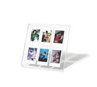 Jrifedptry Mini pellicole - Espositore da tavolo per foto orizzontali e verticali, adatto a scatti da 5,8 x 7,6 cm, fornito con 6 griglie