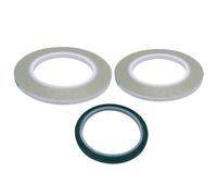 Jrifedptry Nastro trasparente da 1/4" 125 m x 2 pezzi per bobina a bobina