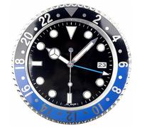 Jrifedptry Orologio da parete da 35,5 cm per soggiorno, silenzioso, senza ticchettio, orologi analogici per sala da pranzo, camera da letto, orologio da parete