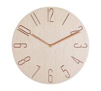 Jrifedptry Orologio da parete semplice da 30,5 cm per soggiorno e casa, orologio da parete alla moda, per camera da letto, beige