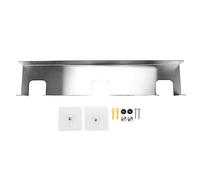 Jrifedptry Pala per pizza da parete in acciaio inox spazzolato, supporto per pala per pizza resistente
