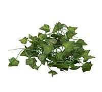 Jrifedptry Piante artificiali lunghe 2 m, foglie di edera verde, vite artificiale, foglie di partenocisso finto, decorazione per casa, matrimonio, bar, sezione