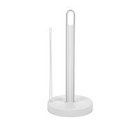 Jrifedptry Porta rotolo di carta igienica da cucina porta fazzoletti in plastica rack desktop pavimento verticale tovaglioli stand bagno Storage-A