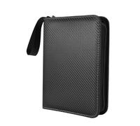 Jrifedptry Raccoglitore per carte collezionabili con 4 tasche, con cerniera, per carte da gioco, calcio, baseball
