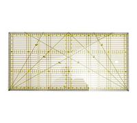 Jrifedptry Righello da taglio multiuso per patchwork, trapunta, righello, fai da te, disegno di indumenti, disegno, taglio, artigianato, righello, tappetino da cucito, kit 30 x 15 cm