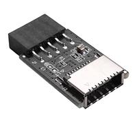 Jrifedptry Scheda madre USB2.0 9Pin a TYPE-C A-KEY connettore anteriore convertitore USB3.2 TYPE-E interfaccia header adattatore scheda extender