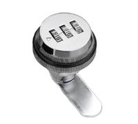 Jrifedptry Serratura a camma con combinazione a 3 cifre, 30 mm, chiave, serratura con password, per armadietti e cassette postali