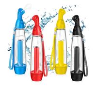 Jrifedptry Set di 4 flaconi spray estivi con pompa Mister personale dispositivo di raffreddamento vuoto bottiglie di plastica ricaricabili per acqua