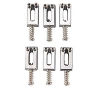 Jrifedptry Set di 6 selle per ponte per chitarra elettrica, set piatto per chitarra Stratocaster e Tele