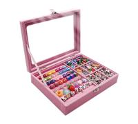Jrifedptry Set di braccialetti di perline fai da te con scatola di immagazzinaggio braccialetto fai da te kit di creazione di gioielli fatti a mano