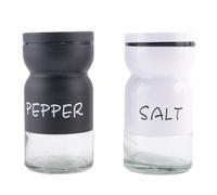 Jrifedptry Set di saliera e pepiera con coperchi regolabili, decorazione, grazioso set shaker