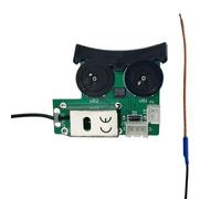 Jrifedptry Sistema di pickup per chitarra acustica per VT1 Tail Nail Pickup EQ Sintonizzatore fai da te Piezo Pickup Equalizzatore Sistema con Mic Beat Board