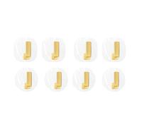 Jrifedptry Squisito gancio piccolo di lusso leggero senza punzonatura, piccolo gancio di lusso leggero, ganci adesivi, resistente per appendere cappotti, facile da installare