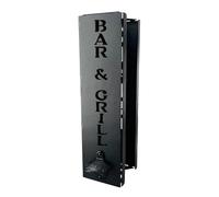 Jrifedptry Supporto refrigerante per lattine con apribottiglie, supporto per lattine 2 in 1, supporto da parete adatto per bar domestici (BAR), facile da installare