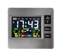 Jrifedptry Sveglia digitale multifunzionale - Sveglia elettronica per la gestione del tempo - Orologio con schermo a colori