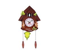 Jrifedptry Sveglio Uccello Orologio Da Parete Sveglia Soggiorno Orologio Breve Bambini Camera Da Letto Decorazione Casa Giorno Sveglia C