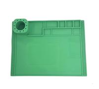 Jrifedptry Tappetino di saldatura ad adsorbimento piattaforma calore-magnetica per stazione di saldatura BGA Pad di riparazione in silicone 400x300mm