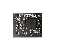 Jrifedptry TPM 2.0 Modulo di sicurezza di crittografia Scheda remota 12 Pin SPI TPM2.0 Modulo di Sicurezza per Scheda Madre