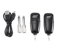 Jrifedptry UHF Wireless System USB Ricaricabile Wireless Chitarra Pickup Audio Trasmettitore Ricevitore per Chitarra Elettrica Basso Violino Ricambi Ricambi