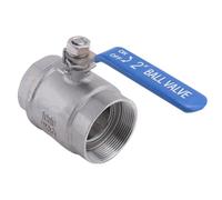 Jrifedptry Valvola a sfera Filettatura Femminile 2 Pollici 304 Acciaio Inox Full Port Filettatura Femminile Valvola a Sfera 2 Pollice DN50 1000 WOG
