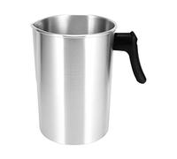 Jrifedptry Vaso di versamento della candela di 4lbs che fa il vaso, costruzione di alluminio che fa la candela che fa brocca che versano il vaso di fusione della cera del becco