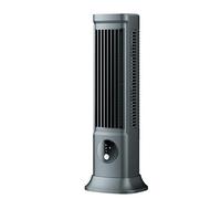 Jrifedptry Ventilatore da tavolo senza pale, silenzioso, portatile, ricaricabile tramite USB, 3 velocità, colore: nero