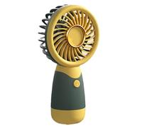 Jrifedptry Ventilatore portatile con bordo piccolo ventilatore portatile tascabile mini ventilatore portatile ricaricabile USB regalo silenzioso, C