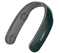 Jrifedptry Ventilatore portatile da collo silenzioso con fascia da collo indossabile ventilatore personale senza lama mini ventilatore per esterni A