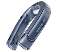 Jrifedptry Ventilatore portatile senza pale di raffreddamento a semiconduttore del condizionatore d'aria, ventilatore personale d'attaccatura ricaricabile blu