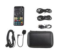Jrifedptry Voice Changer Microfono palmare Cambia voce con effetti sonori Macchina multifunzione per telefono//interruttore (i9)