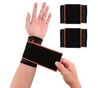 JRILUO 2 Pezzi Polsiera per Tendinite Polso Elastica, Fascia Regolabile Polsino di Sport Supporto per Polso, Dolore Articolare, Compressione per Tennis, Sollevamento Pesi, Fitness, Supporto Elastico