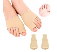 JRILUO Set Divaricatore Alluce Valgo, Protezione Alluce Con Separatore E Fascia Morbida, Cuscinetti In Silicone Confortevoli Anti-Sfregamento E Riduzione Della Pressione, Per Uomo E Donna