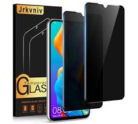 Jrkvniv Privacy Pellicola per Huawei P30 Lite/Nova 4e Vetro Temperato Anti Spy Durezza 9H Vetrino Protettiva Anti-Graffio Senza Bolle Resistente Anti-Impronta Anti-Spia Protezione Schermo,2 Pezzi