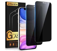 Jrkvniv Privacy Pellicola per iPhone 11/iPhone XR Vetro Temperato Anti Spy Durezza 9H Vetrino Protettiva Anti-Graffio Senza Bolle Ultra Resistente Anti-Impronta Anti-Spia Protezione Schermo,2 Pezzi