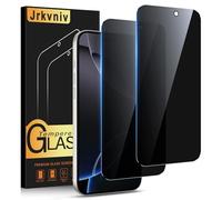 Jrkvniv Privacy Pellicola per iPhone 16 Pro Vetro Temperato Anti Spy Durezza 9H Vetrino Protettiva Anti-Graffio Senza Bolle Ultra Resistente Anti-Impronta Anti-Spia Protezione Schermo,2 Pezzi