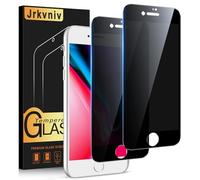 Jrkvniv Privacy Pellicola per iPhone 8 Plus/iPhone 7 Plus Vetro Temperato Anti Spy Durezza 9H Vetrino Protettiva Anti-Graffio Senza Bolle Resistente Anti-Impronta Anti-Spia Protezione Schermo,2 Pezzi