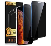 Jrkvniv Privacy Pellicola per iPhone XS Max Vetro Temperato Anti Spy Durezza 9H Vetrino Protettiva Anti-Graffio Senza Bolle Ultra Resistente Anti-Impronta Anti-Spia Protezione Schermo,2 Pezzi