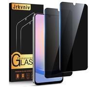 Jrkvniv Privacy Pellicola per Samsung Galaxy A25 5G Vetro Temperato Anti Spy Durezza 9H Vetrino Protettiva Anti-Graffio Senza Bolle Ultra Resistente Anti-Impronta Anti-Spia Protezione Schermo,2 Pezzi