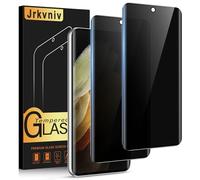 Jrkvniv Privacy Pellicola per Samsung Galaxy S21 Ultra 5G Vetro Temperato Anti Spy Durezza 9H Vetrino Protettiva Anti-Graffio Senza Bolle Resistente Anti-Impronta Anti-Spia Protezione Schermo,2 Pezzi