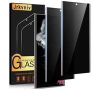 Jrkvniv Privacy Pellicola per Samsung Galaxy S22 Ultra 5G Vetro Temperato Anti Spy Durezza 9H Vetrino Protettiva Anti-Graffio Senza Bolle Resistente Anti-Impronta Anti-Spia Protezione Schermo,2 Pezzi