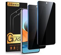 Jrkvniv Privacy Pellicola per Xiaomi Redmi Note 10 Pro 4G Vetro Temperato Anti Spy Durezza 9H Vetrino Protettiva Anti-Graffio Senza Bolle Resistente Anti-Impronta Anti-Spia Protezione Schermo,2 Pezzi