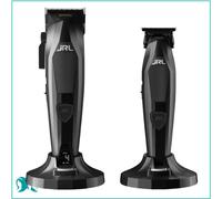 JRL KIT DIAMANTE CLIPPER +TRIMMER BLACK tagliacapelli e finitore professionali