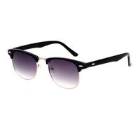 JRLLFD Occhiali da sole vintage retrò con mezza montatura Cat Eye Rotondi Tartaruga con lenti sfumate Occhiali da sole Donna Uomo tonalità UV400, C1, taglia unica