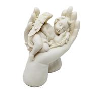 Jrose Collections Angelo Cherubino in mano Baby Memorial Cherubino Ornamento 11cm di altezza (JR-1482)