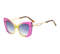 JRPAJK Occhiali da sole da donna Cat Eye UV400 eleganti e di lusso ideali per la guida (taglia unica/viola)