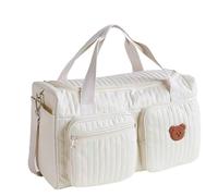 JRPRSC Borsa per Pannolini Multiuso per la Mamma: Borsa per Pannolini Imbottita e Leggera per la Gravidanza e la Cura Del Bambino per l'ospedale e i Viaggi Del Fine Settimana (Single Bear)