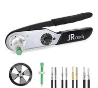 JRready JRD-HDT-48 Pinza a Crimpare Deutsch per Contatti Solidi da 12, 16, 20 Gauge, Localizzatore Pinza a Crimpare Monopezzo Equivalente alla Pinza a Crimpare Deutsch HDT-48-00 (12-22AWG)